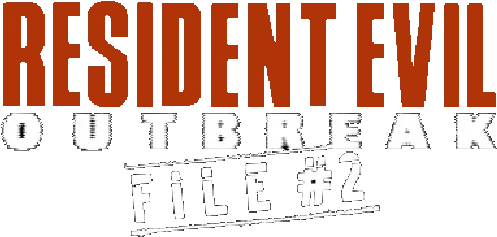  Resident Evil Outbreak 2 Logo B Resident Evil File 2 Logo Png Resident Evil Logo