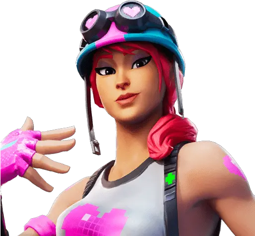  New Fortnite Bullseye Skin Style Available Now Valentines Bullseye Pixel Heart Fortnite Png Bullseye Png