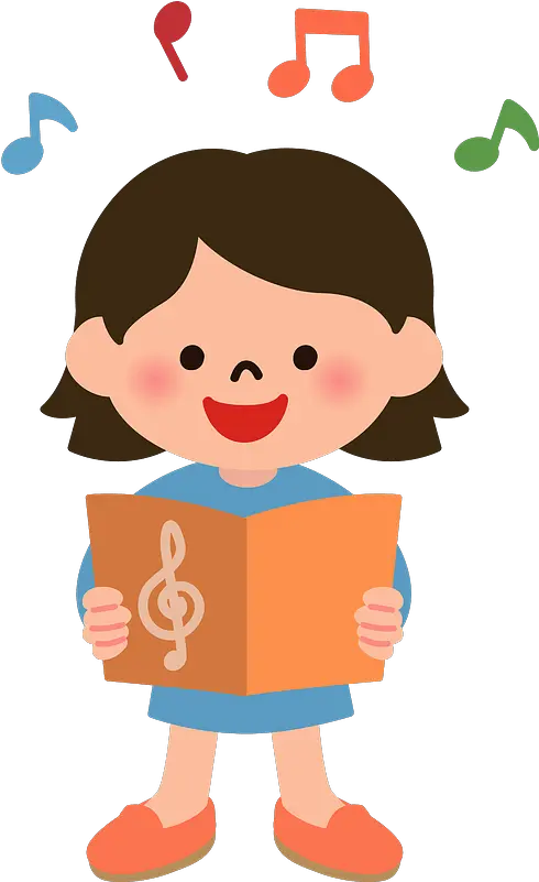  Child Girl Sing Clipart Kid Sing Clipart Png Sing Png