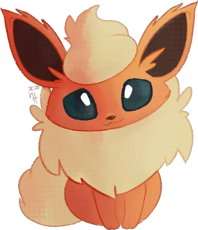  Twitch Fanart Flareon Personal By Gaeldriel Fur Cartoon Png Flareon Png