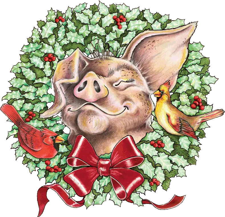  The Christmas Morning Gift The Christmas Morning Gift Png Pig Transparent Background