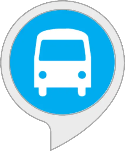  Amazoncom Transit Helper Alexa Skills Bus Transport Clip Art Png Rest Stop Icon