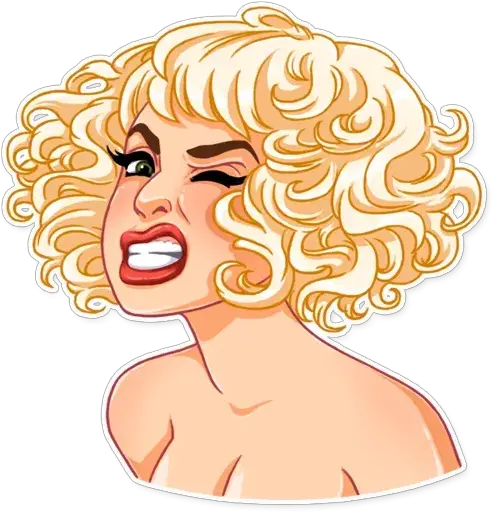  Lady Gaga Whatsapp Stickers Lady Gaga Stickers Png Lady Gaga Transparent