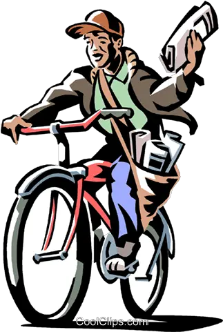  Boy Delivering A Newspaper Png Images Paper Boy Png Newspaper Clipart Png