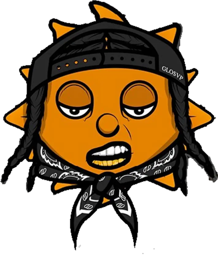  Asap Rocky Logo Glo Gang Characters Clipart Full Size Glo Gang Logo Png Kool Aid Man Transparent