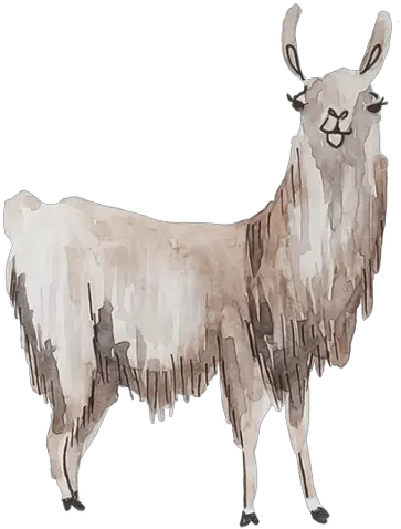  Download Llamas Are Lovely Alpaca Watercolor Llama Full Llama Png Llama Png