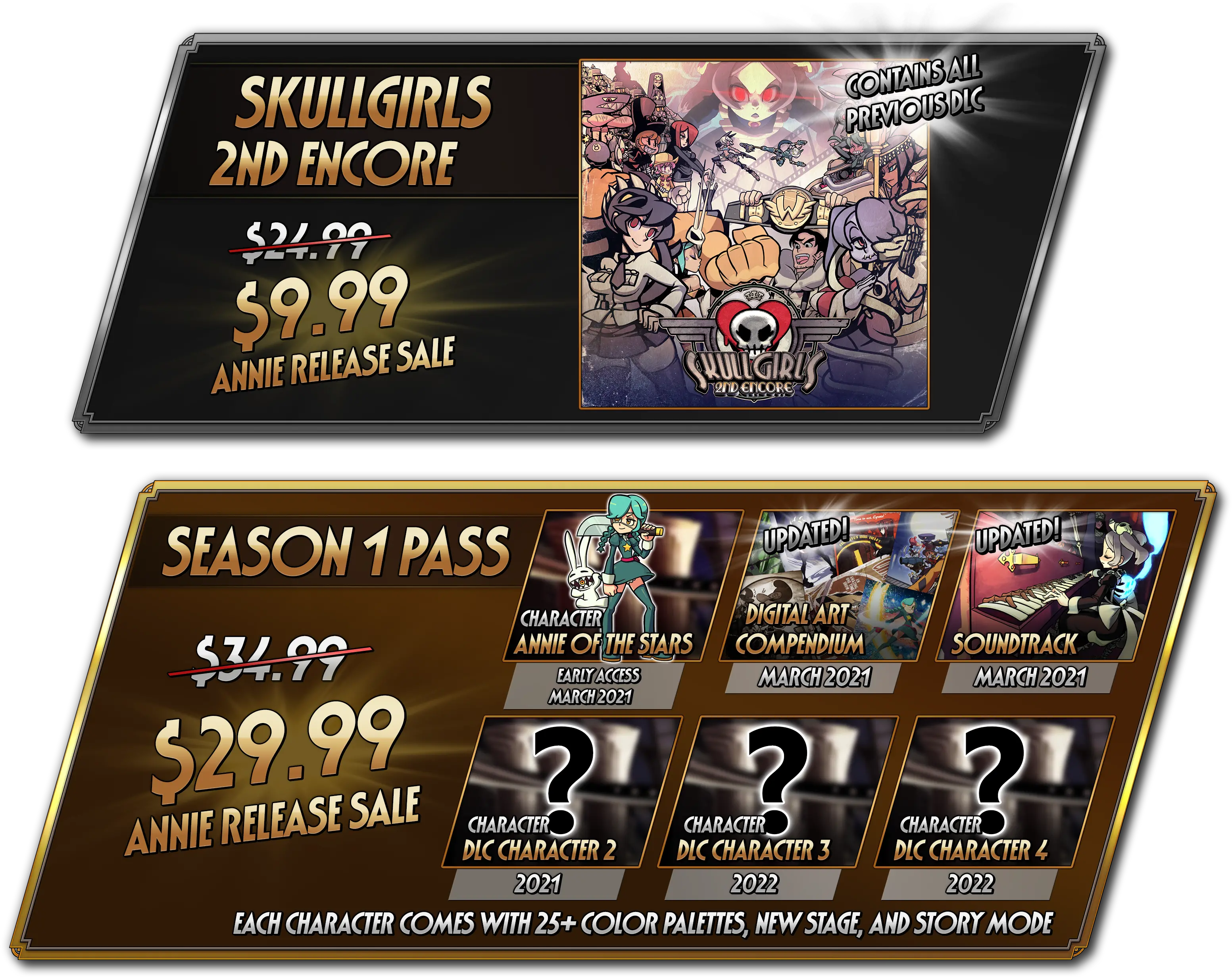  Skullgirls 2nd Encore Steam News Hub Skullgirls 2nd Encore Dlc Png Valentine Skullgirls Icon