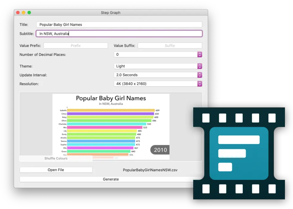  Make Bar Chart Race Videos Vertical Png Bar Graph Png