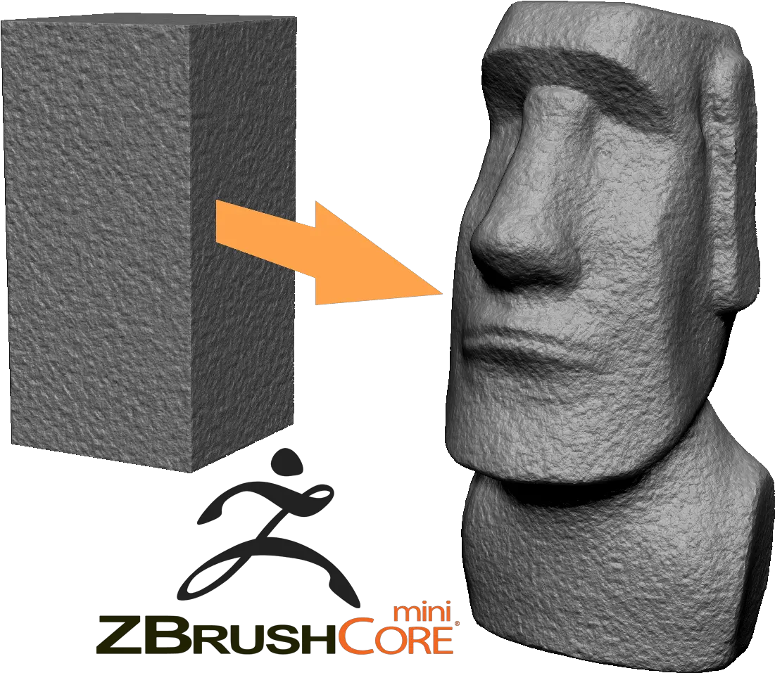  Zbrushcoremini Zbrush Core Mini Sculpting Png Zbrush Logo