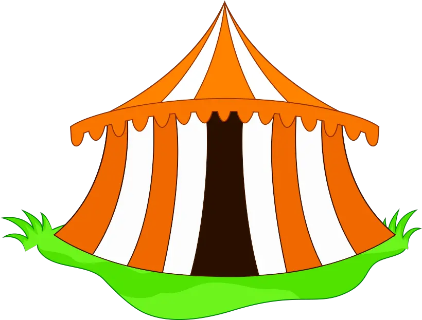  Clip Art Png Transparent Circus Tent Cartoon Transparent Carnival Tent Png