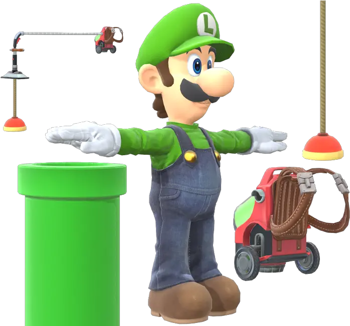  Nintendo Switch Super Smash Bros Ultimate Luigi The Mansion 3 Poltergust G 00 Png Luigi Png