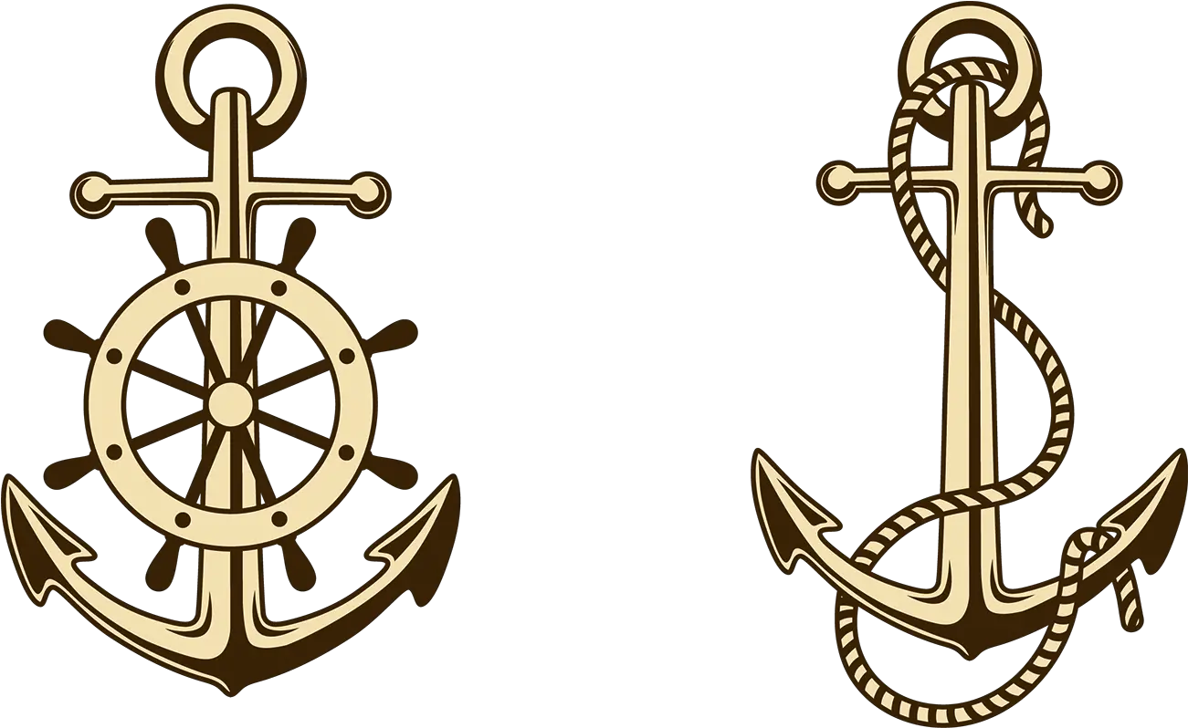  Clipart Anchor Ship Wheel Clipart Png Anchor Transparent Background