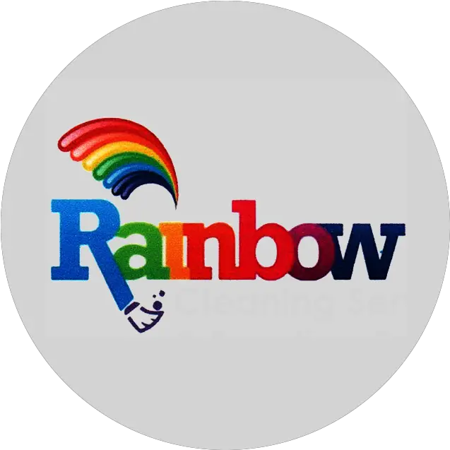  Rainbow Cleaning Service U2013 My Home Cleaned Way Graphic Design Png Rainbow Circle Png