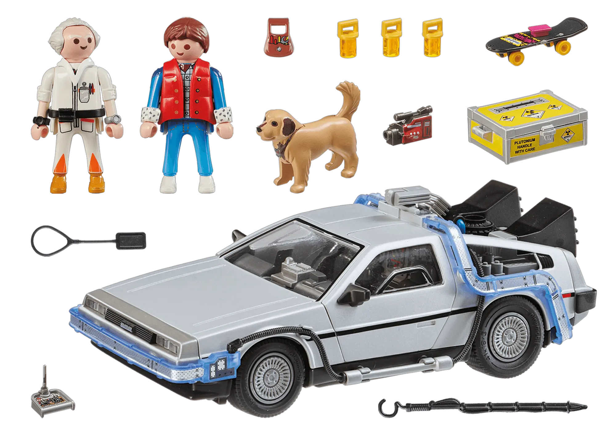  Back To The Future Delorean Playmobil Back To The Future Delorean Png Delorean Png