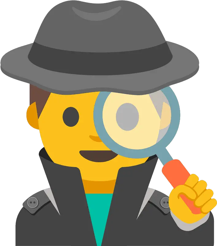  Man Detective Emoji Clipart Free Download Transparent Png Google Detective Detective Hat Png