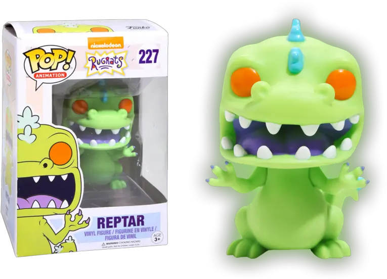  Rugrats Reptar Glow Pop Vinyl Figure Animation 227 Pop Vinyl Png Rugrats Png