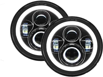  Jeep 7 Inch Headlights And Fog Rim Png Fog Light Icon