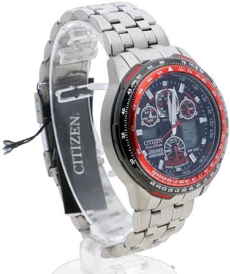  Citizen Eco Drive Red Arrows Skyhawk Au2011t Titanium Amj Watches Analog Watch Png Big Red Arrow Png