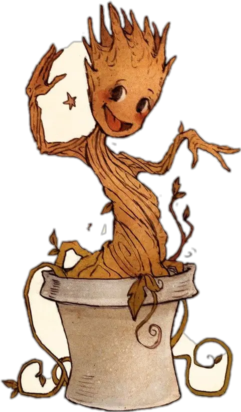  Groot Clipart Full Size Clipart 1998833 Pinclipart Cartoon Png Groot Png