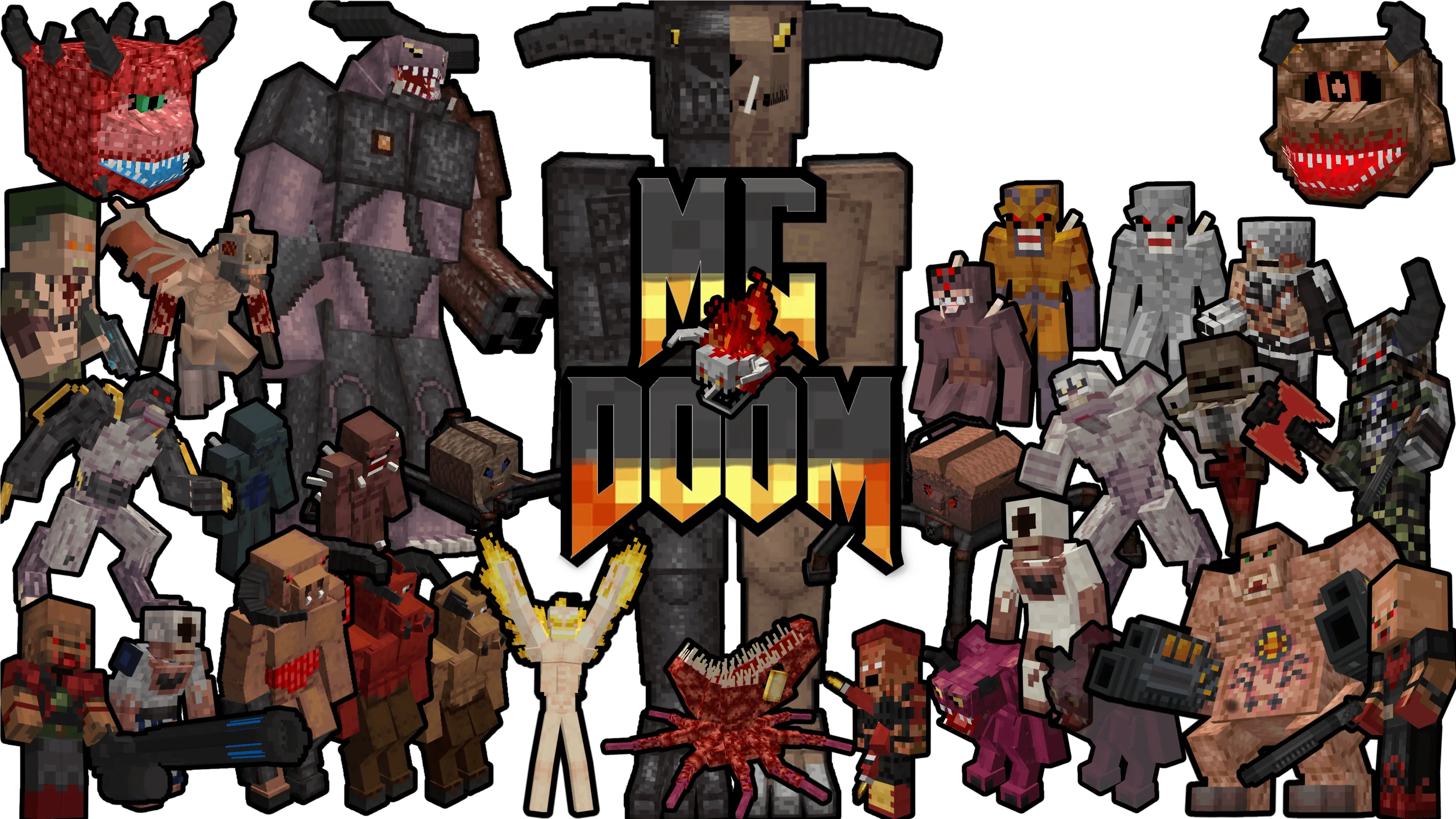  Mcdoom Mod Mods Minecraft Curseforge Fictional Character Png Doo The Icon Of Sin