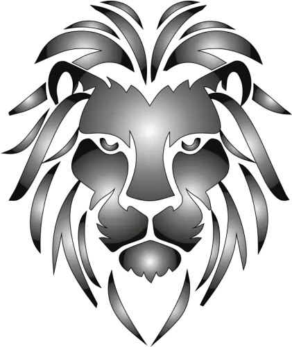  Silver Lionu0027s Head By Leonardo Brown Inktale Png Lion Logo