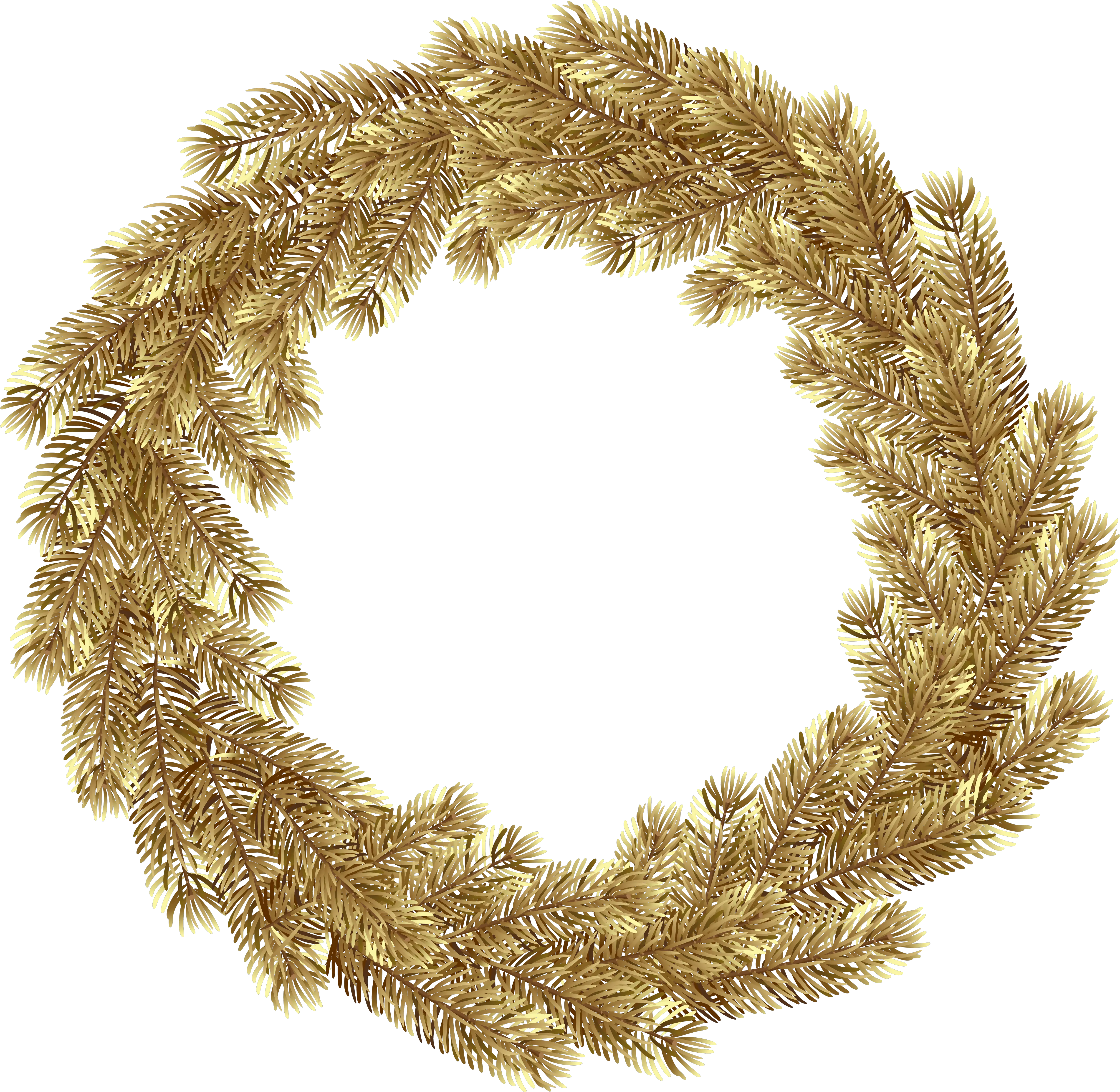  Pine Garland Png Christmas Wreath Png White Christmas Decorative Holly Garland Png