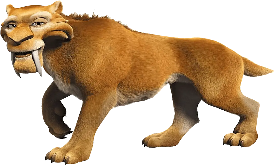  Ice Age Character Diego The Saber Toothed Cat Transparent Penguins Of Madagascar Lego Png Saber Png