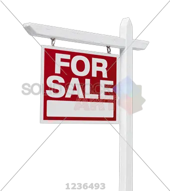  Stock Photo Of Vector White And Red Hanging For Sale Sign House For Sale Png Stop Sign Transparent Background