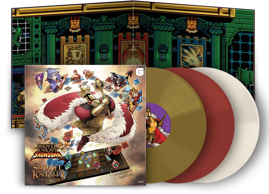  Shovel Knight King Of Cards Showdown The Definitive Soundtrack King Of Cards Vinyl Png Shovel Knight Logo