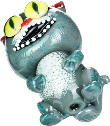  Empire Glassworks Galacticat Cheshire Cat Pipe Designer Toy Png Cheshire Cat Smile Png