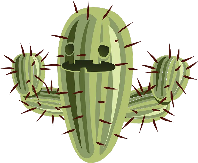  Cactus Face Clipart Many 7s Are Between 0 100 Png Cactus Transparent