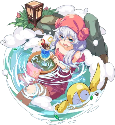  Theresa Hot Springs Official Honkai Impact 3 Wiki Anime Relaxing In Hot Spring Png Hot Png