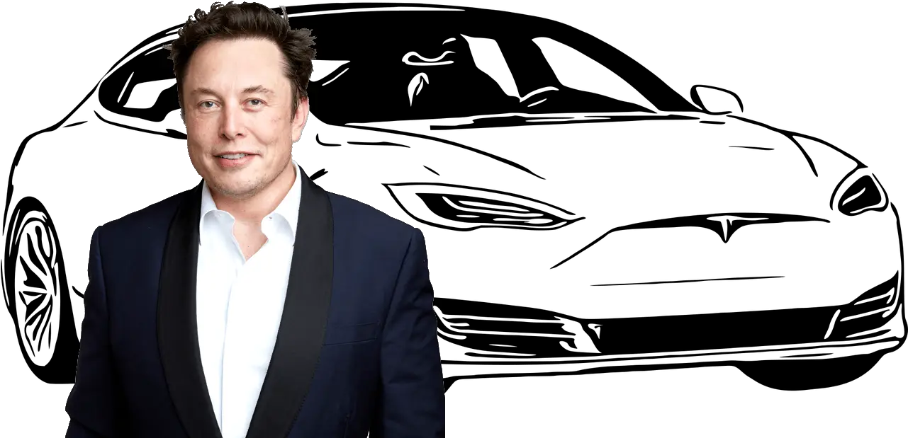  Elon Musk Net Worth 2020 Tesla Model S Vector Png Elon Musk Transparent