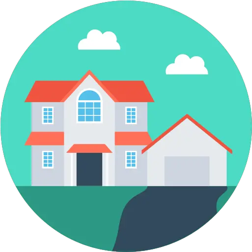  Home Button Icon Png Real Estate Flat Icon Mansion Png