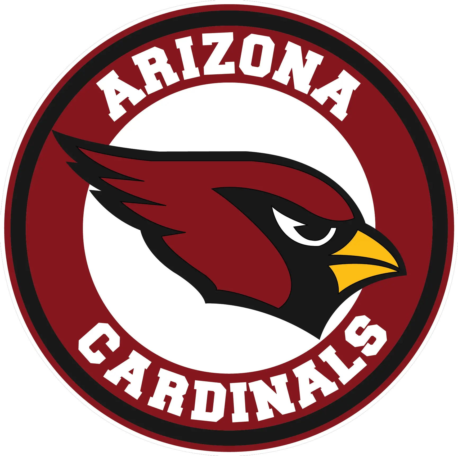  Arizona Cardinals Circle Logo Vinyl Arizona Cardinals Circle Logo Png Cardinals Logo Png