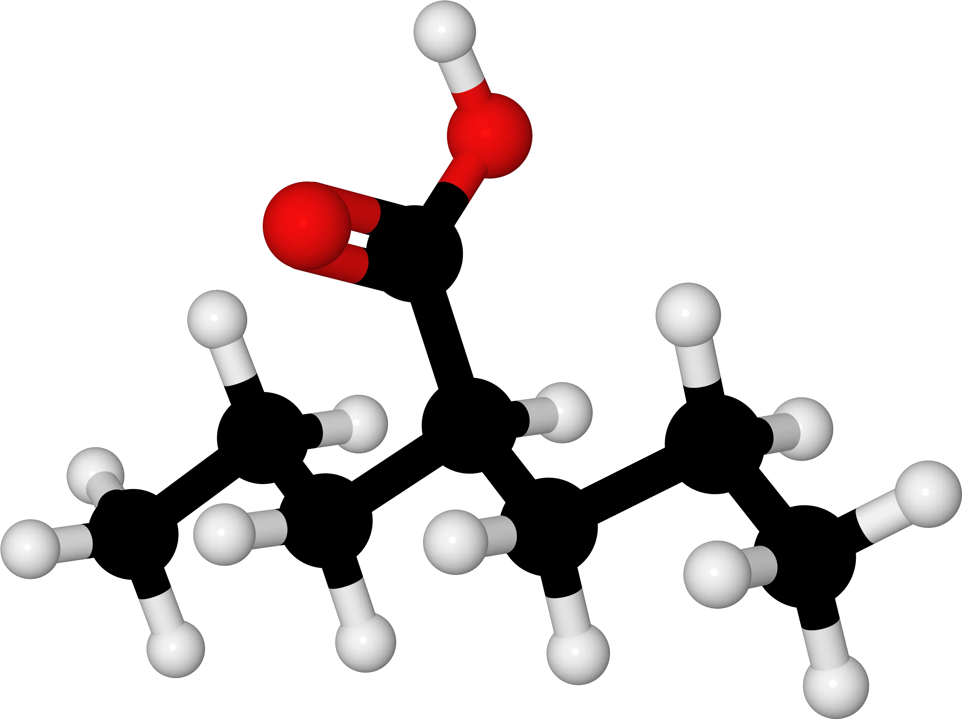  Filevalproic Acid Optimizedballandstickmodelpng Animated Structure Of Valproic Acid Png Stick Transparent Background