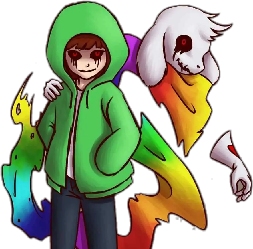  Download Undertale Chara Asriel Dustchara Dustasriel Dustshift Chara And Asriel Png Chara Png