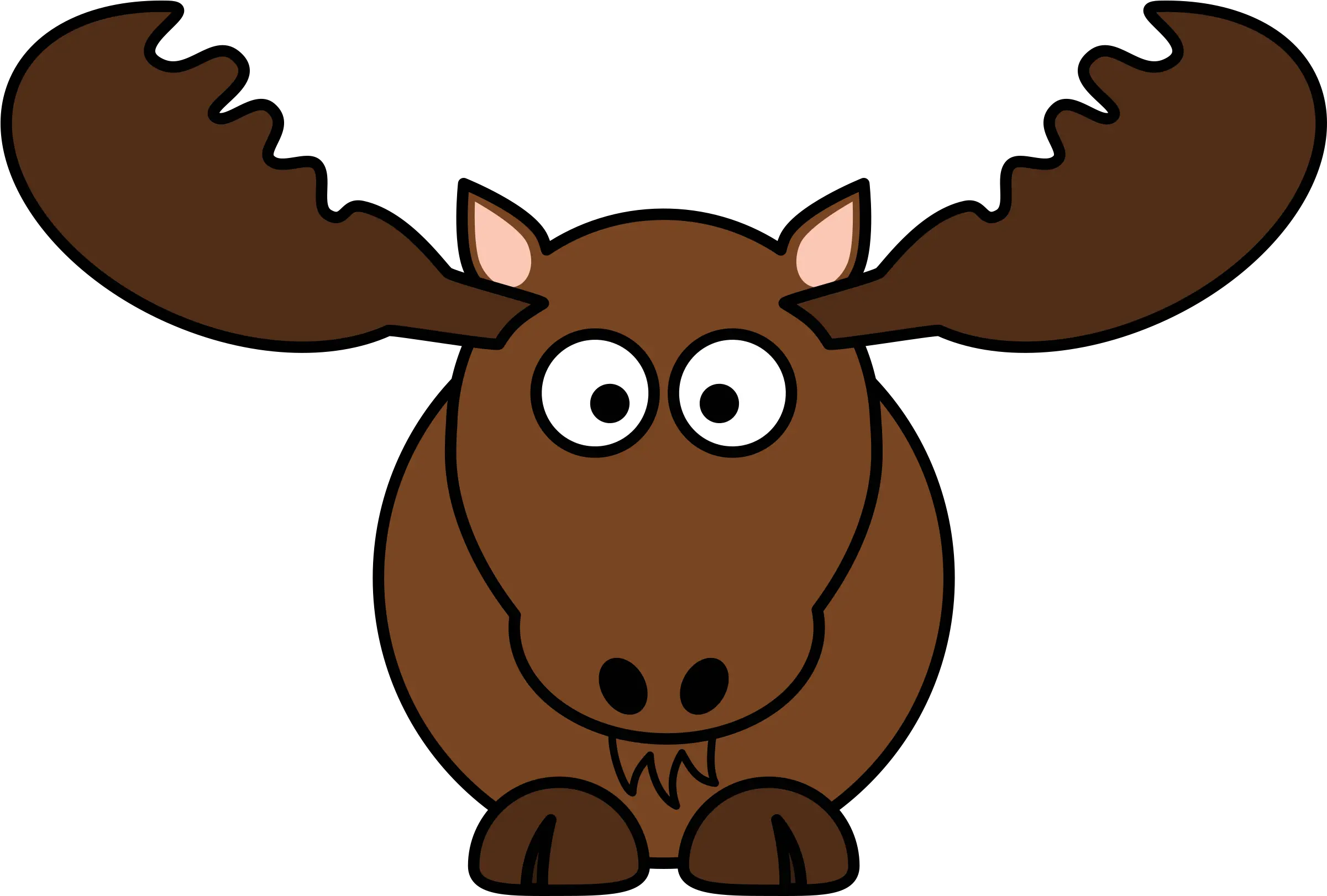  Cartoon Moose Clip Art Baby Elephant Clipart Cartoon Moose Png Antler Png