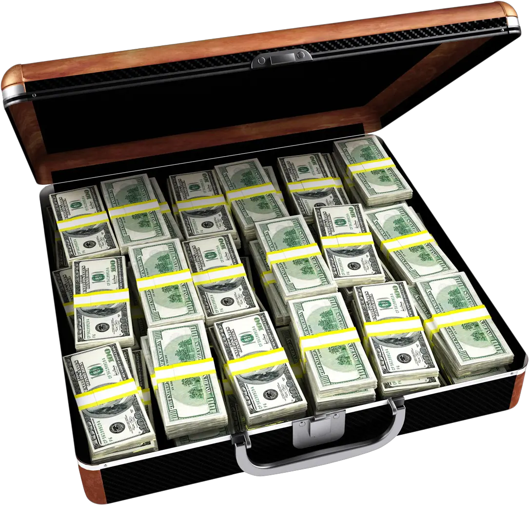  Case Full Of Dollar Briefcase Png Image Much Money Can Fit In A Briefcase Briefcase Png