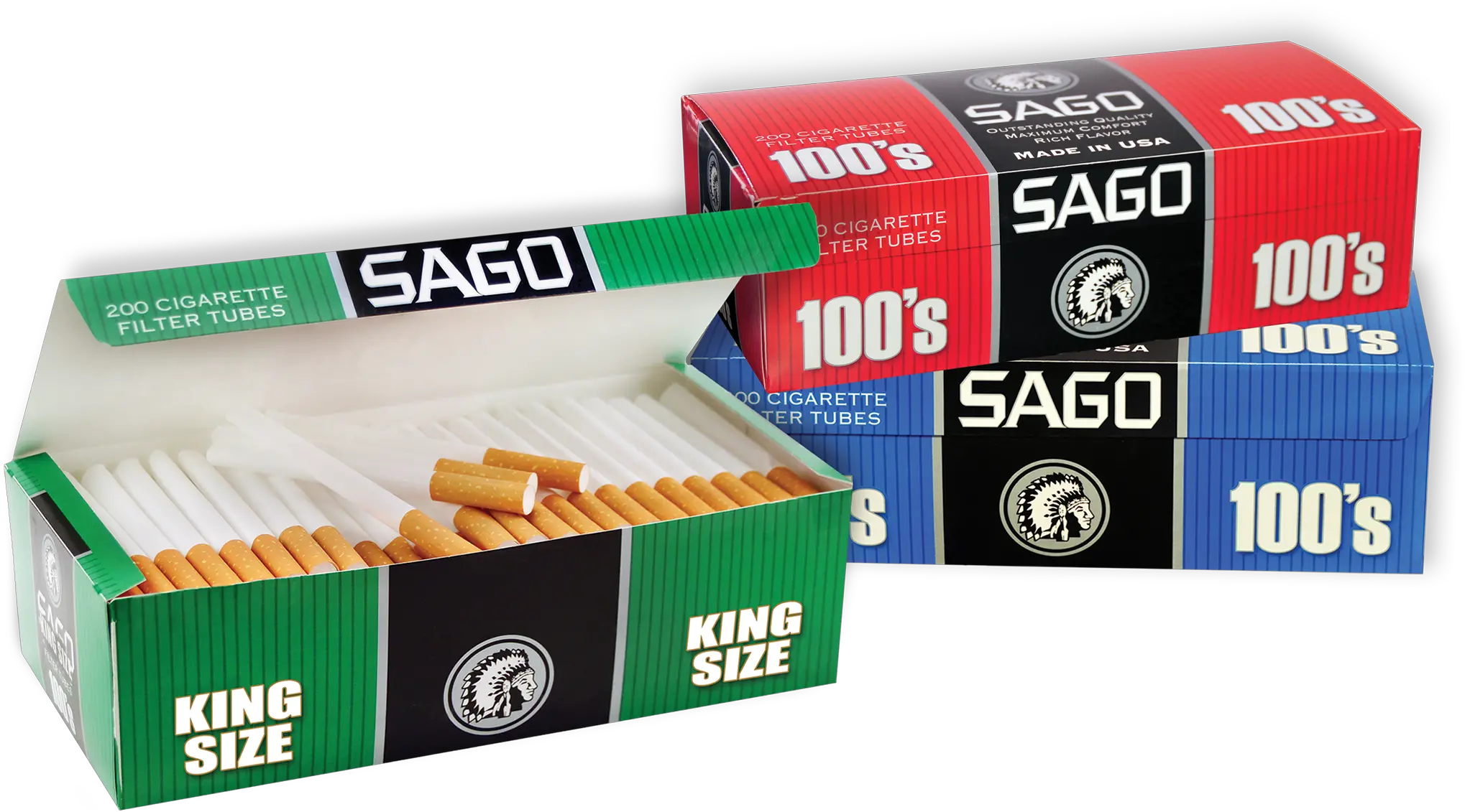  Download Click To Enlarge Image Sago Kings100s Box Display Png Cigarettes