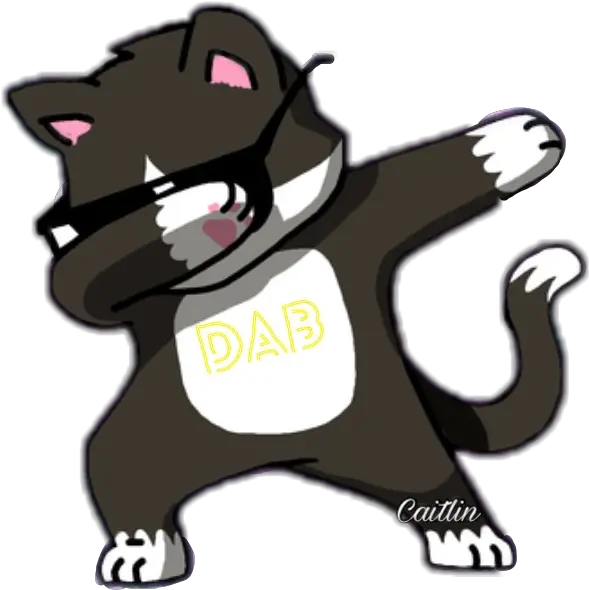  Svg Download Artistic Drawing Cute Vshirt Dabbing Cat Cat Dabbing Transparent Png Fortnite Dab Png