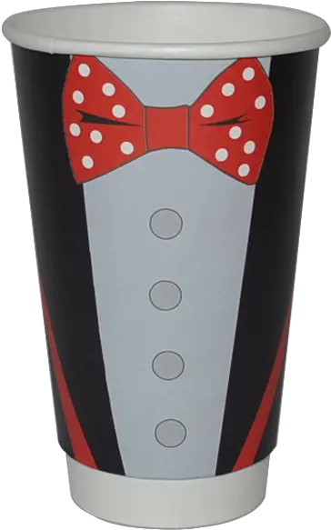  Download 10oz Double Insulated Paper Cups 16oz Double Wall Polka Dot Png Double Cup Png