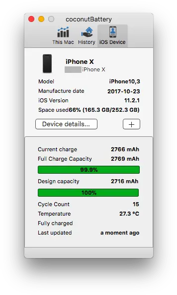  How To See If Appleu0027s Throttling Your Iphone Macdailynews Iphone X Coconut Battery Png Iphone Battery Png