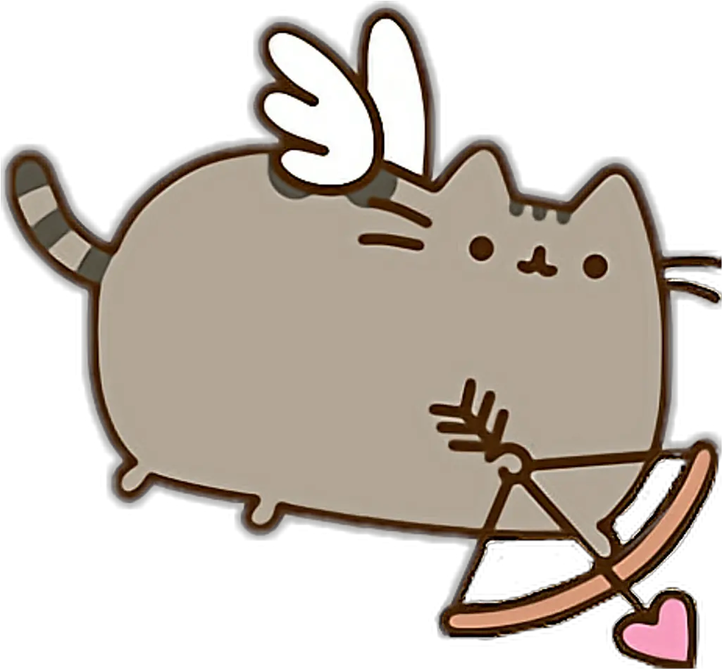  Pusheencat Sticker Pusheen Valentines Day Clipart Full Pusheen Valentines Day Png Pusheen Transparent Background