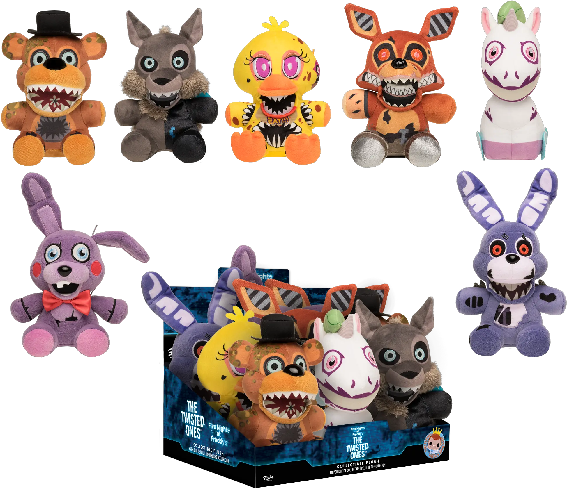  Five Nights Fnaf Funko Plush Twisted Ones Png Five Nights At Freddys Png