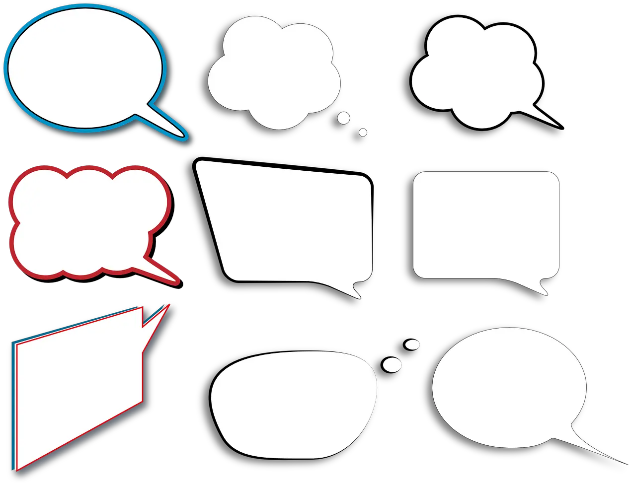  Download Balloons Comic Talk Bubble Moderation Language Png Talk Bubble Transparent