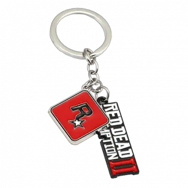  Comic U0026 Online Games Rockstar Privezak Red Dead Redemption Red Dead Redemption Keychain Png Red Dead Online Logo