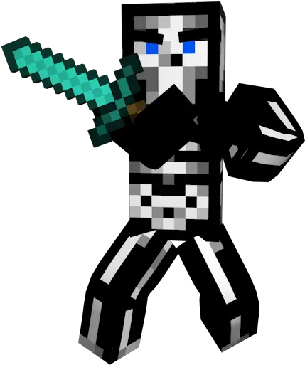  Download Hd Free 3d Minecraft Animations Minecraft Minecraft Character With Sword Png Transparent Animations