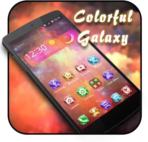  Galaxy Color Theme 1 Camera Phone Png Youtube Folder Icon