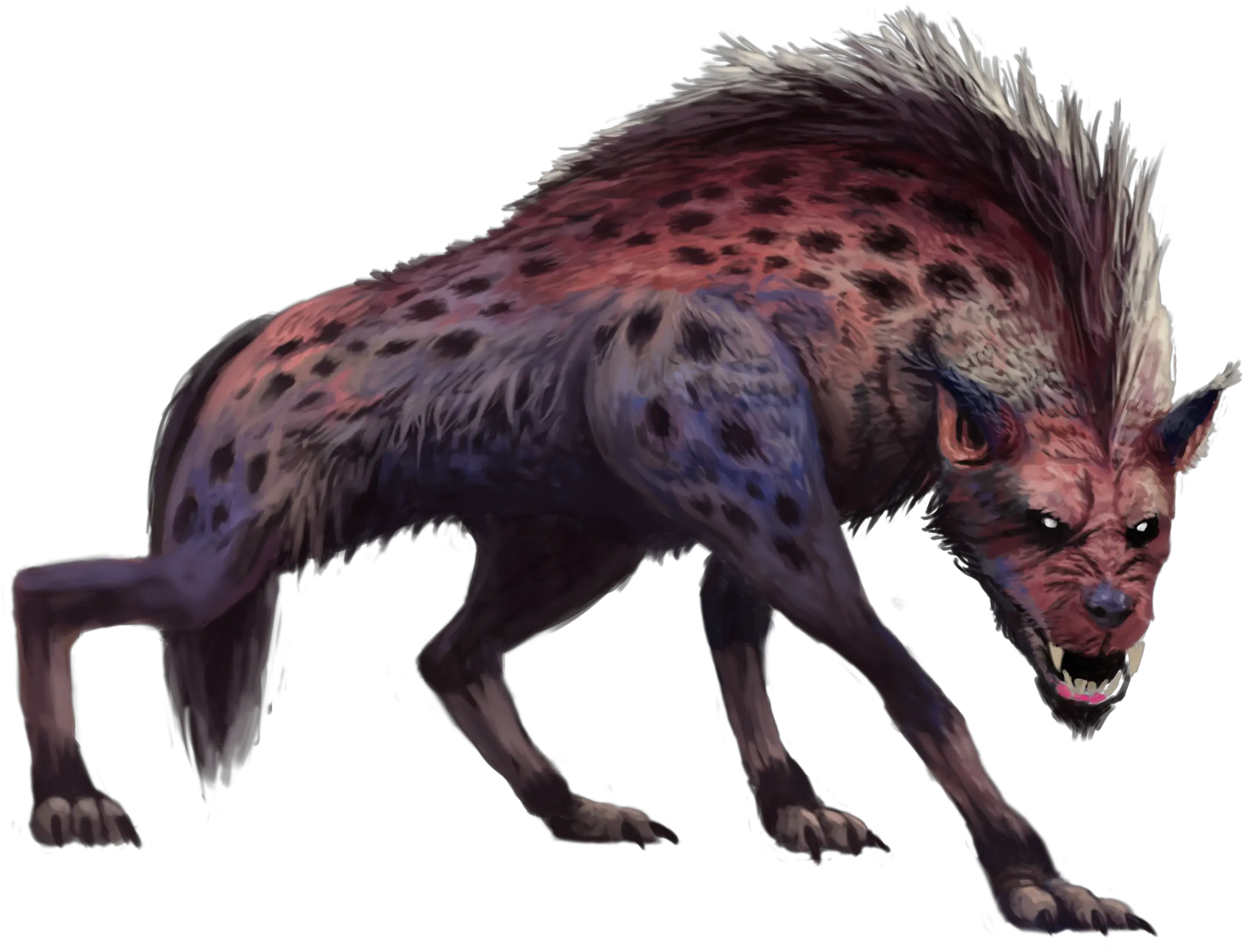  Download Spotted Hyena Giant Hyena Dungeons And Dragons Dnd 5e Giant Hyena Png Hyena Png